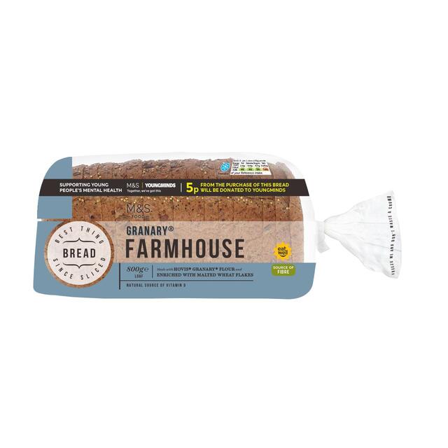 M&S Soft Granary Farmhouse Bread Loaf thumbnail 2