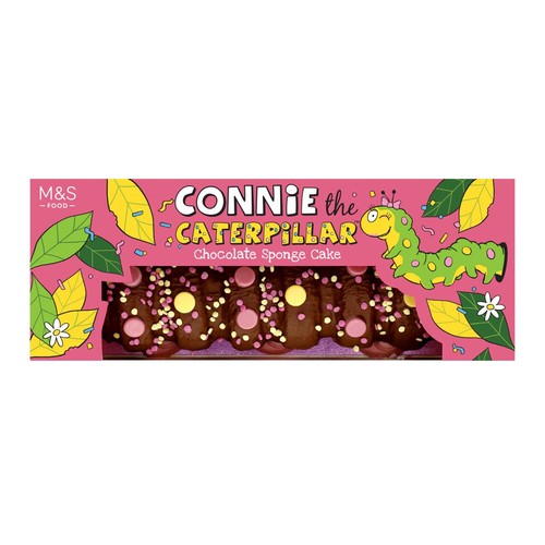 M&S Connie The Caterpillar Chocolate Sponge Cake