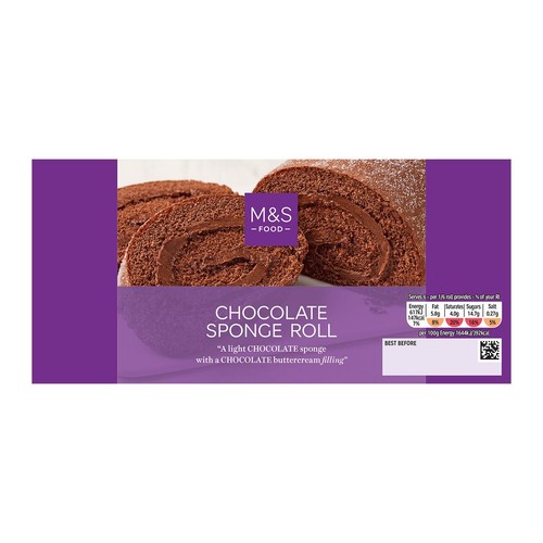 M&S Chocolate Sponge Roll thumbnail 2