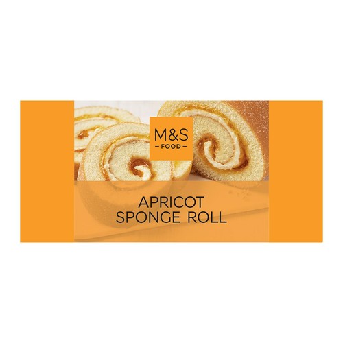 M&S Apricot Sponge Roll