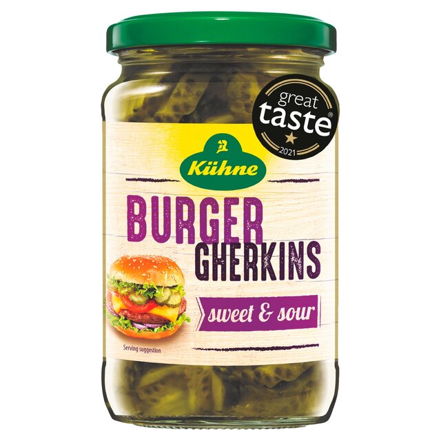 Kuhne Burger Crinkle Cut Gherkins thumbnail 2
