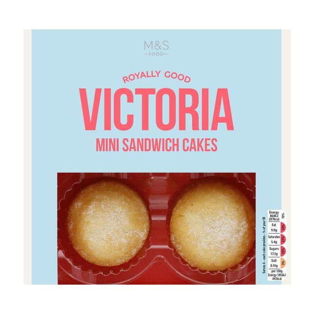 M&S Mini Victoria Sandwich Cakes thumbnail 2