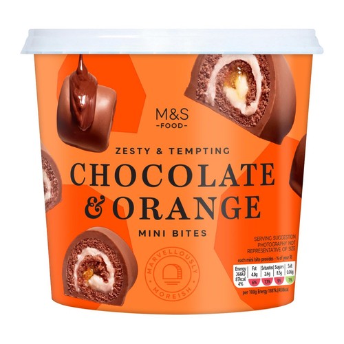 M&S Chocolate & Orange Mini Bites thumbnail 2
