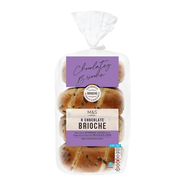 M&S Chocolate Chip Brioche Rolls thumbnail 2