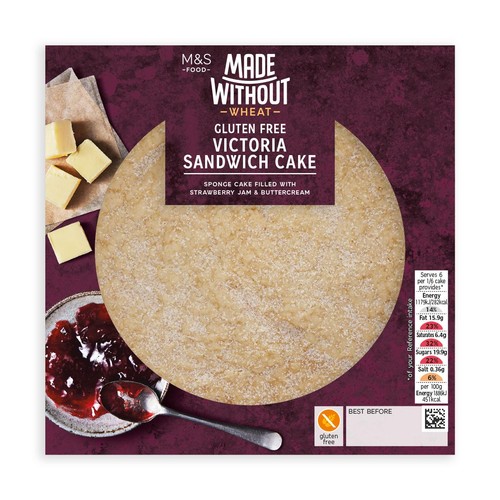 M&S Made Without Victoria Sandwich Cake thumbnail 2