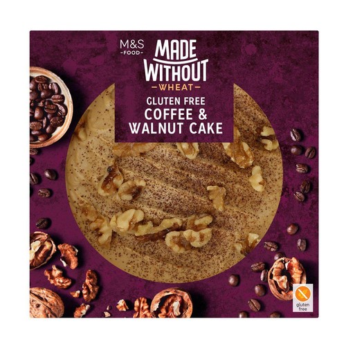 M&S Made Without Coffee & Walnut Cake