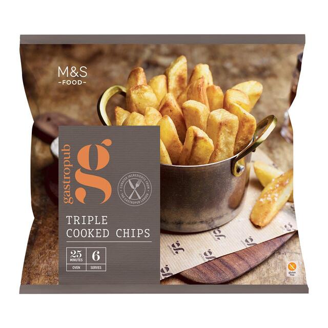 M&S Gastropub Triple Cooked Chips Frozen