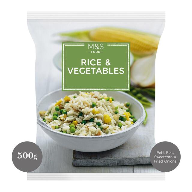 M&S Rice & Vegetables Frozen