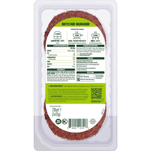 Beyond Meat Original Plant Based Burgers thumbnail 2