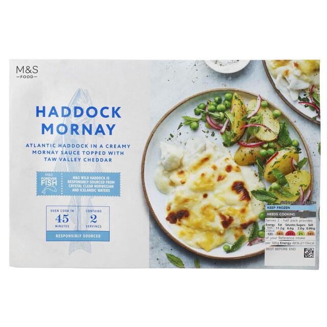 M&S Haddock Mornay Frozen