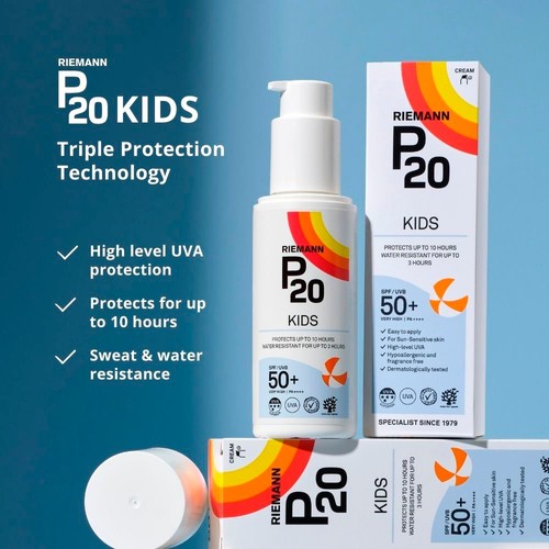 P20 Kids SPF 50+ Sun Cream thumbnail 3