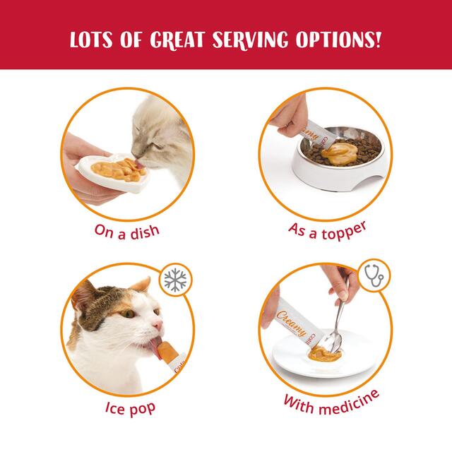 Catit Creamy Lickable Cat Treats Salmon & Prawn thumbnail 3
