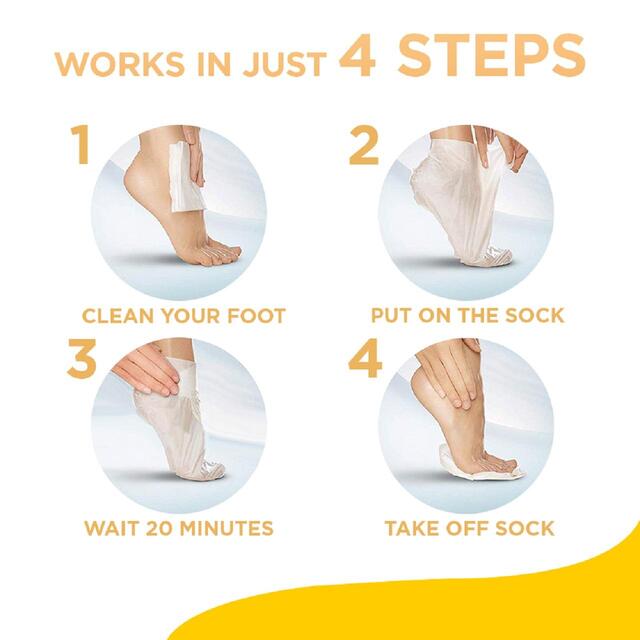 Scholl Dry Skin Foot Mask Intensely Moisturising thumbnail 2