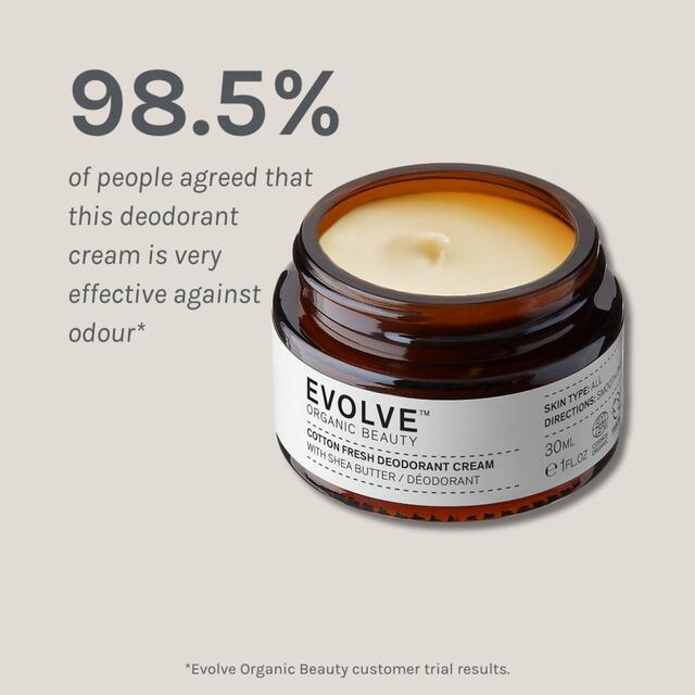 Evolve Organic Cotton Fresh Natural Deodorant thumbnail 5