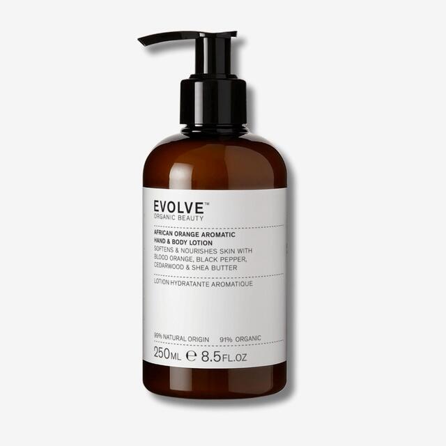 Evolve Organic Aromatic Hand & Body Lotion, African Orange