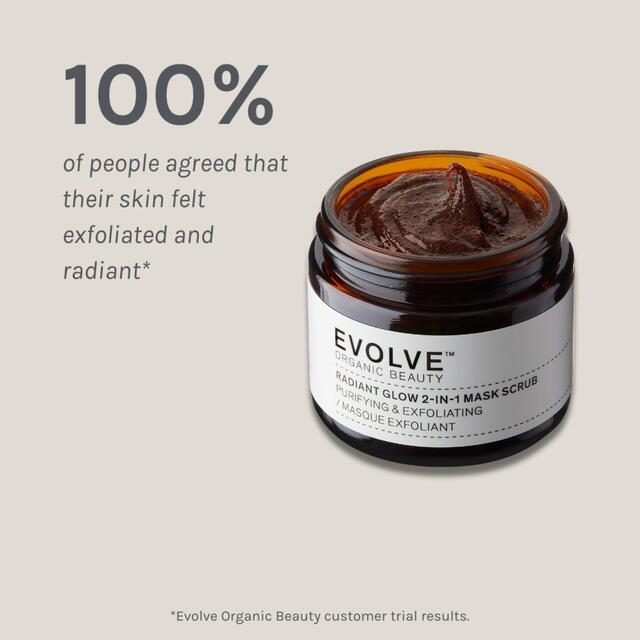 Evolve Organic Radiant Glow 2-in-1 Mask Scrub thumbnail 4
