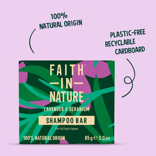 Faith in Nature Lavender & Geranium Shampoo Bar thumbnail 5