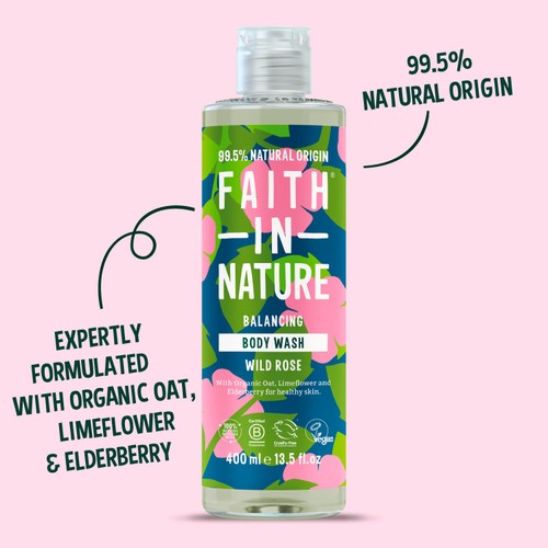 Faith in Nature Wild Rose Body Wash  thumbnail 6