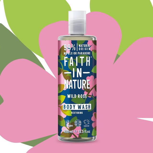 Faith in Nature Wild Rose Body Wash thumbnail 3