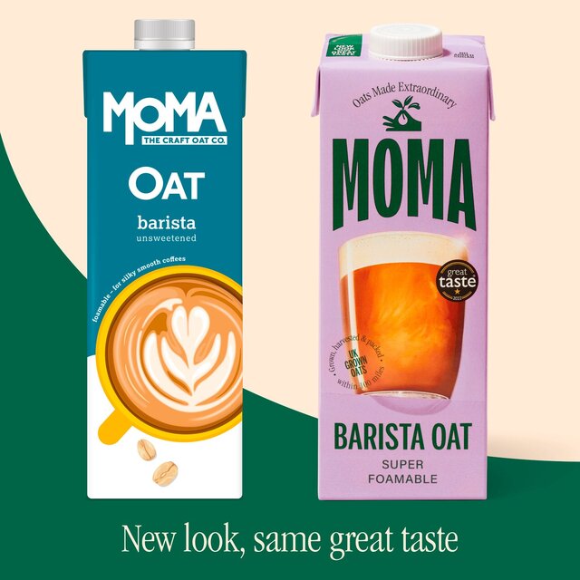 MOMA Barista Oat Drink Unsweetened thumbnail 3