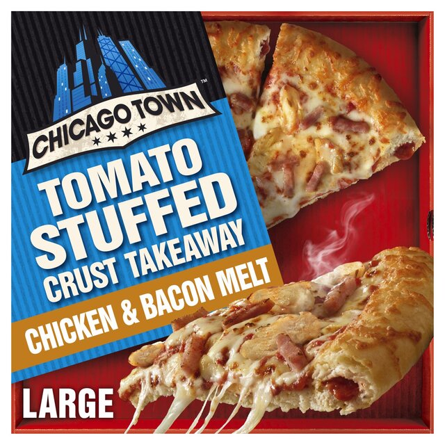 Chicago Town Takeaway Stuffed Crust Chicken & Bacon Large Pizza thumbnail 2