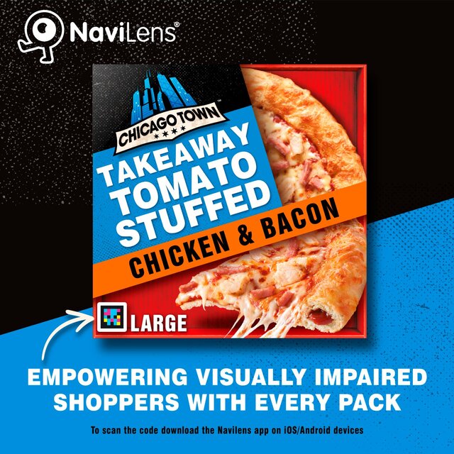 Chicago Town Takeaway Stuffed Crust Chicken & Bacon Large Pizza thumbnail 7