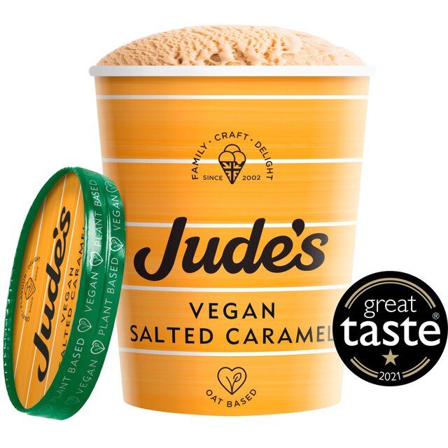 Jude's Vegan Salted Caramel Ice Cream thumbnail 2