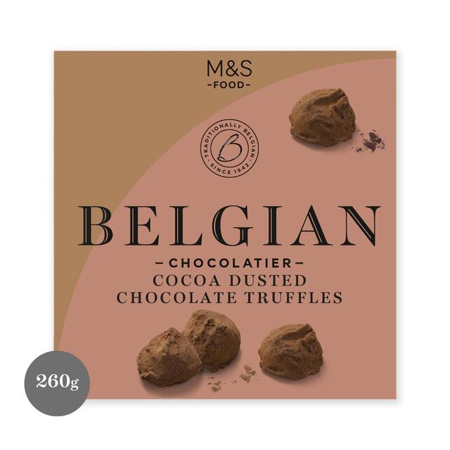 M&S Belgian Cocoa Dusted Chocolate Truffles