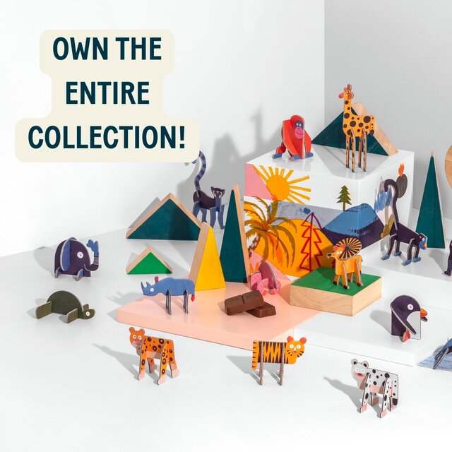 PLAYin CHOC Endangered Animals Organic Chocolate + Surprise Toy thumbnail 4