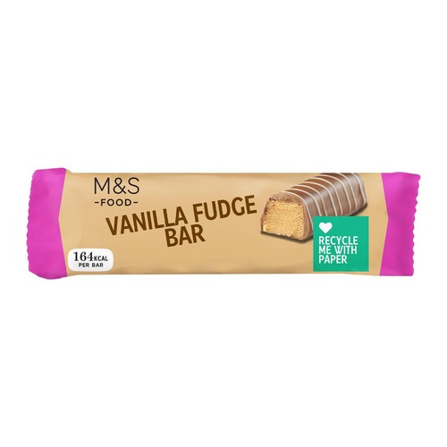 M&S Vanilla Fudge Bar