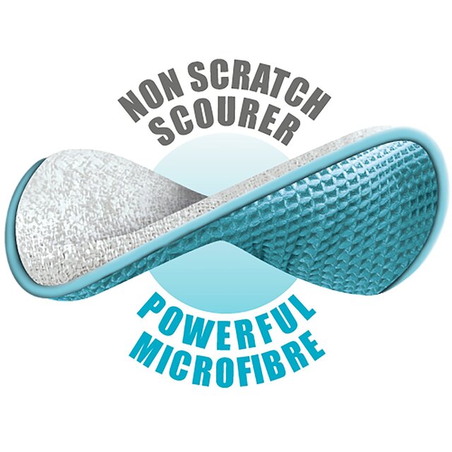 Spontex Scrub & Wipe Microfibre Pad thumbnail 3