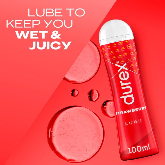 Durex Strawberry Lube Water Based Flavoured Edible thumbnail 5