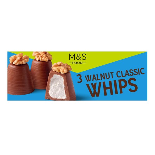 M&S 3 Classic Walnut Whips