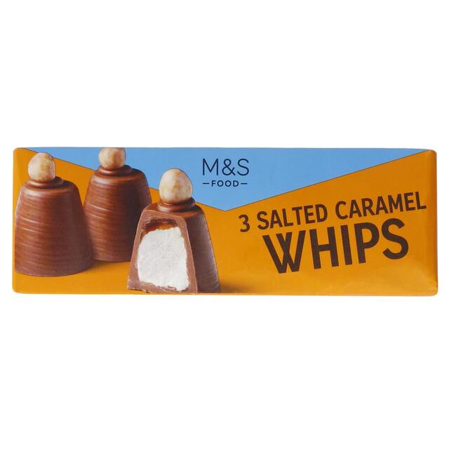 M&S 3 Salted Caramel Whips