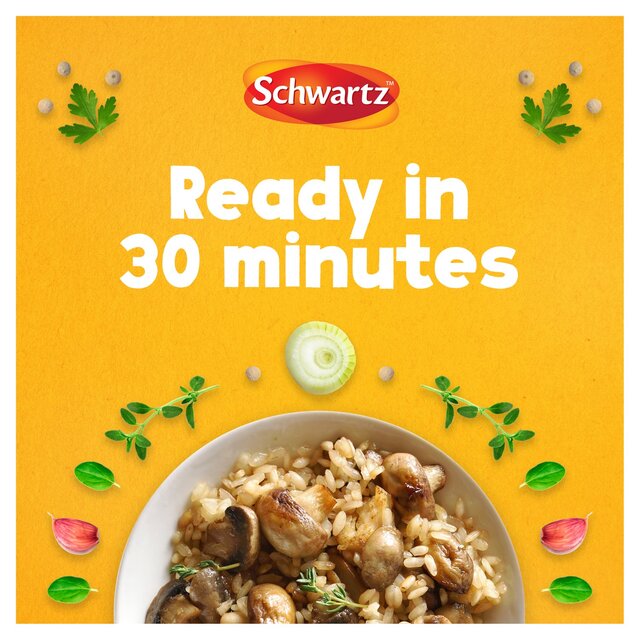 Schwartz Italian Chicken & Mushroom Risotto One Pan thumbnail 3