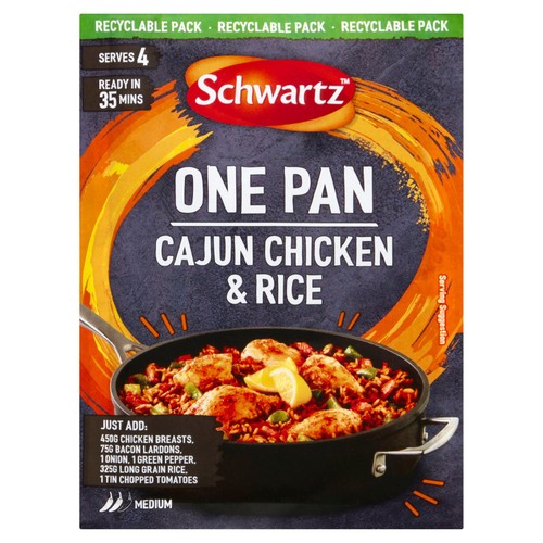 Schwartz One Pan Cajun Chicken & Rice Recipe Mix thumbnail 2