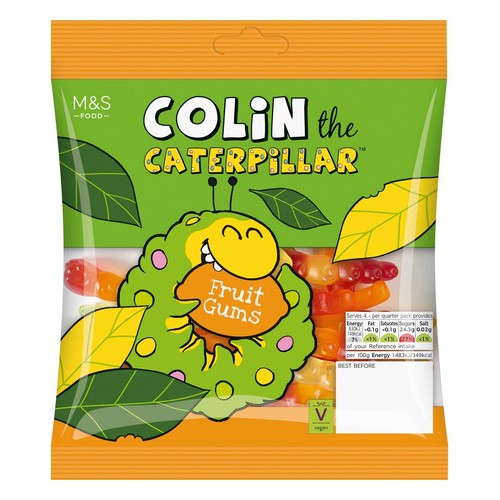 M&S Colin The Caterpillar Fruit Gums