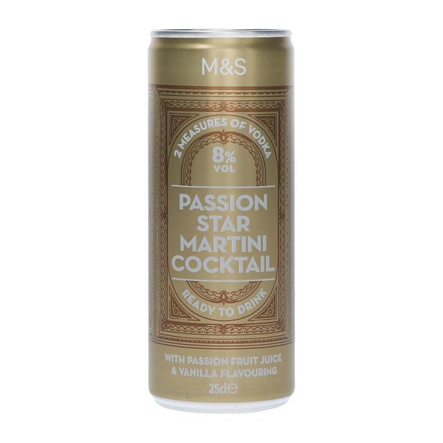 M&S Passion Star Martini Cocktail