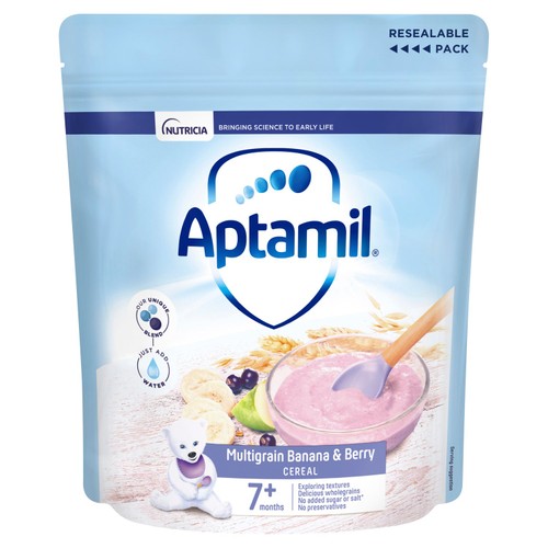 Aptamil Banana & Berry Multigrain Porridge Baby Cereal 7+ Months