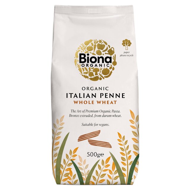 Biona Organic Whole Wheat Penne Pasta