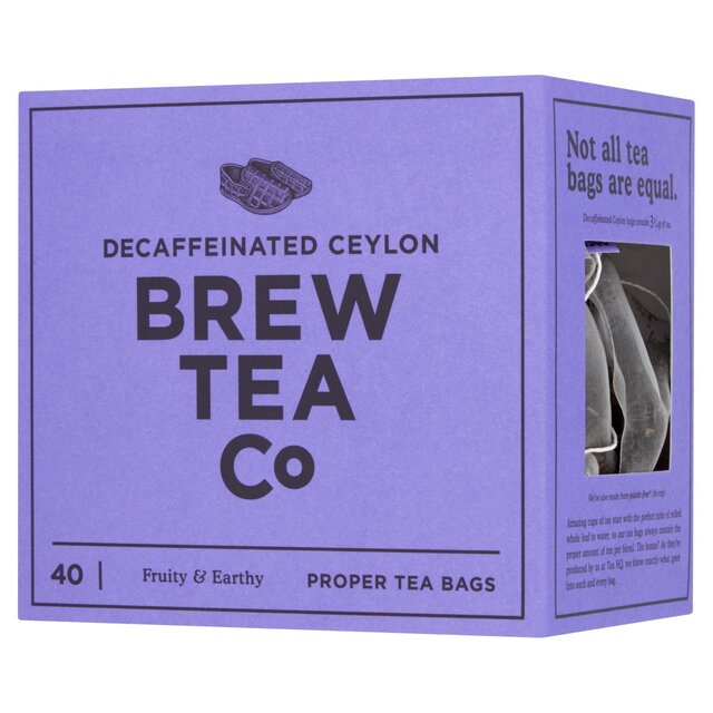 Brew Tea Co CO2 Decaffeinated Tea Bags