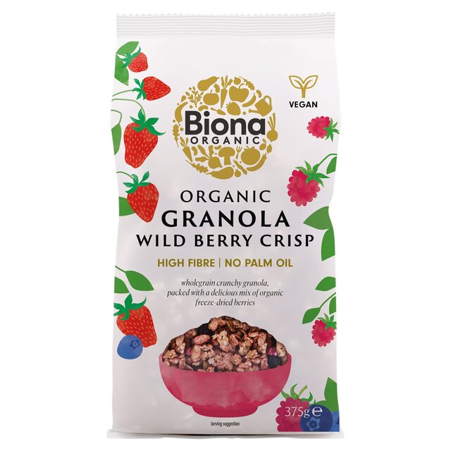 Biona Organic Wild Berry Crispy Granola