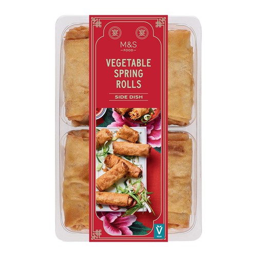 M&S 6 Vegetable Spring Rolls