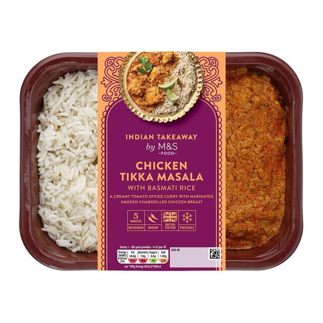 M&S Chicken Tikka Masala with Basmati Rice thumbnail 2