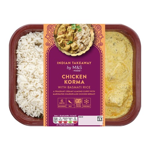 M&S Chicken Korma with Basmati Rice thumbnail 2
