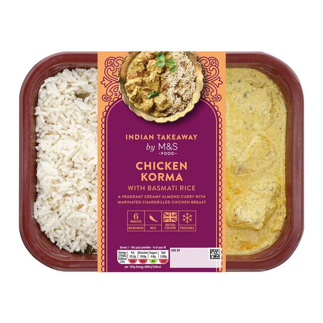 M&S Chicken Korma with Basmati Rice thumbnail 2