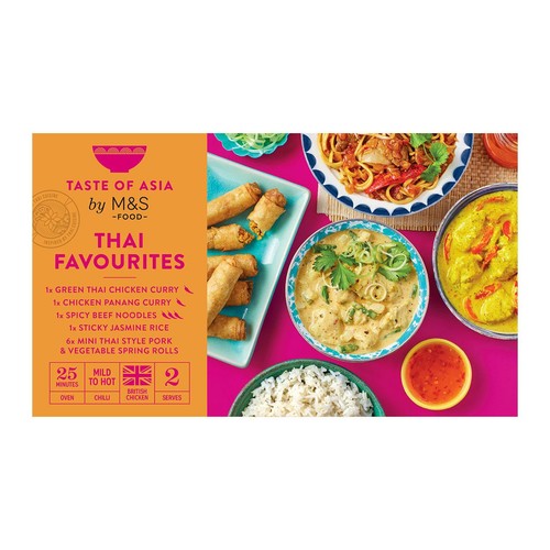 M&S Thai Favourites Takeaway Box - Taste of Asia