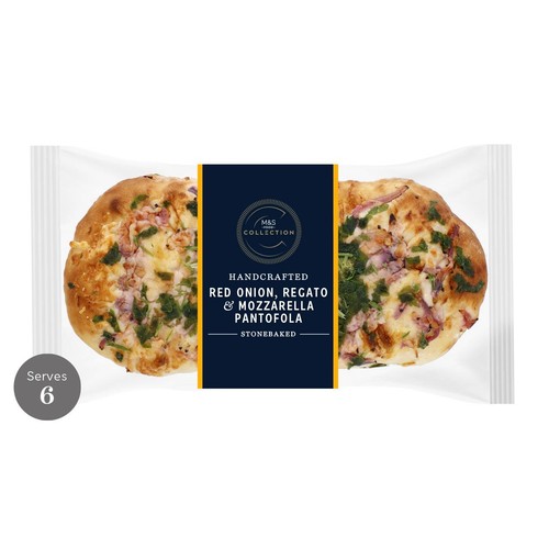 M&S Red Onion, Regato & Mozzarella Pantofola
