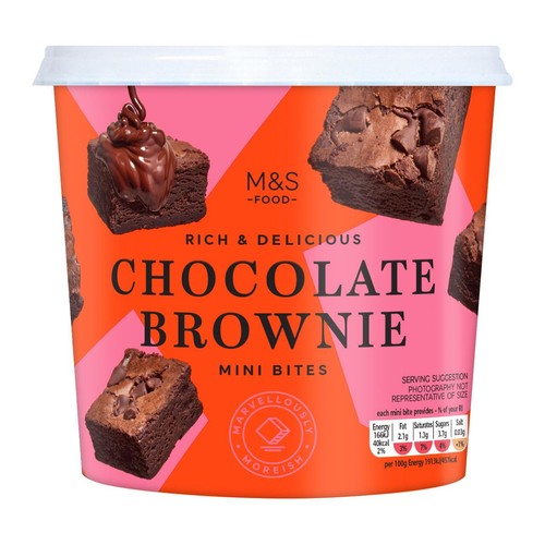 M&S Chocolate Brownie Mini Bites thumbnail 3