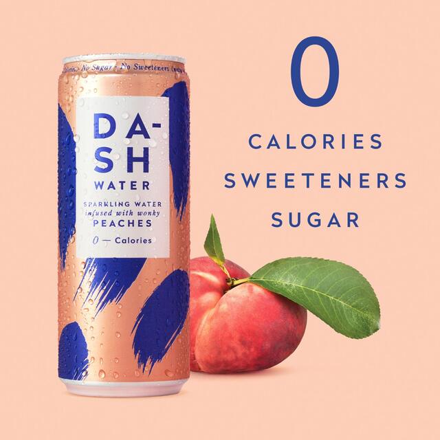 DASH Peach Infused Sparkling Water thumbnail 2